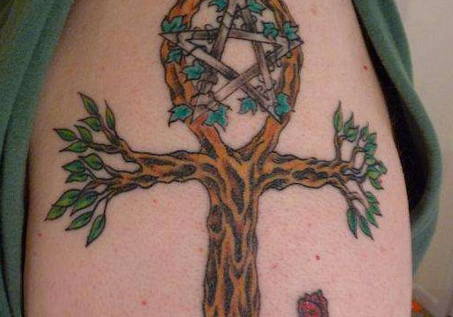 Stars and tree of life tattoos