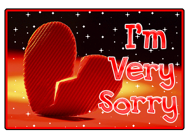 i'm very sorry