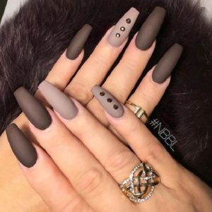 brown coffin nails – EntertainmentMesh