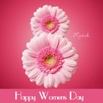 8 march happy womens day beautiful flowers