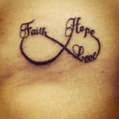 faith hope love infinity tattoo – EntertainmentMesh