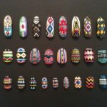 tribal nail art