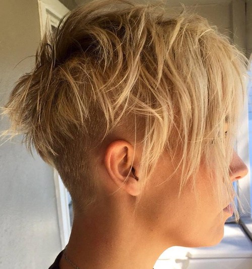Chopped Undercut Pixie hairstyle