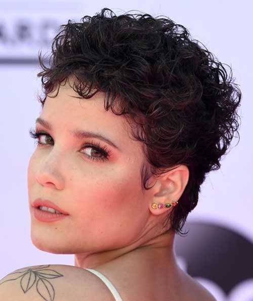 curly pixie cut