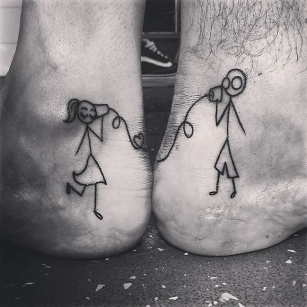 always connected couple tattoo ideas