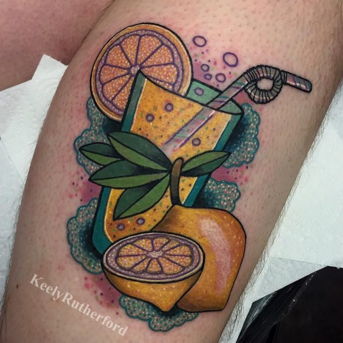 lemonade cocktail tattoo