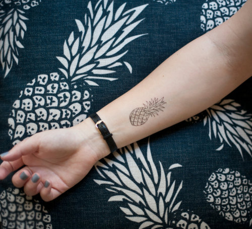 coconut tattoo on wrist