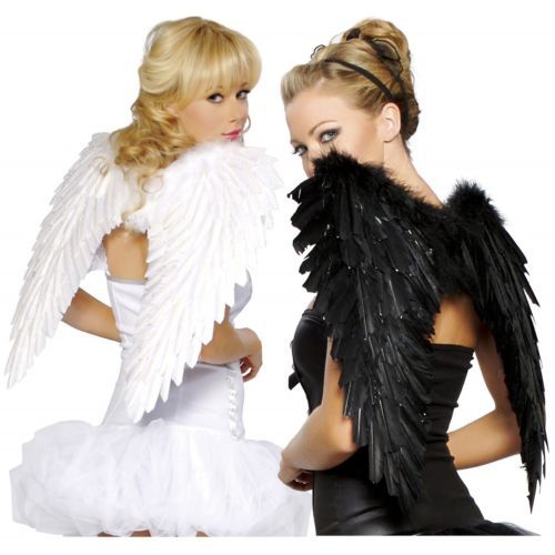 dark-light fallen angels halloween fancy college girls costume ideas