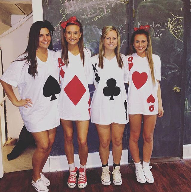 deck of playing cards halloween costume ideas for college girls