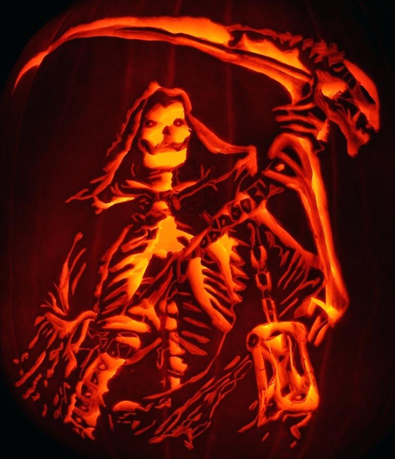 20 Grim Reaper Pumpkin Carving Ideas And Designs For Halloween