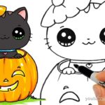 draw so cute halloween tutorials