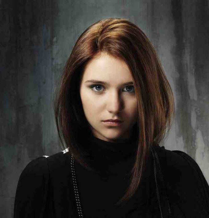 long front angled bob hairstyle for thin hair