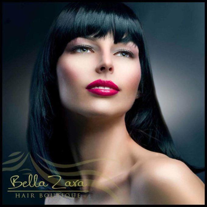 long inverted bob fringe bangs