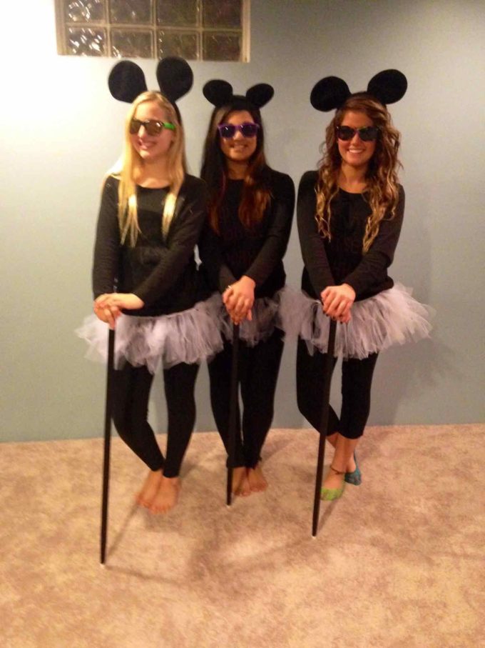three blind mice girls halloween costumes
