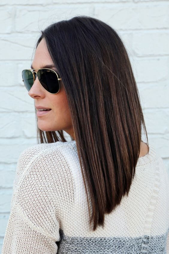 inverted hairstyle