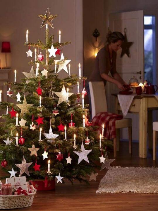 Christmas matte tree decorations