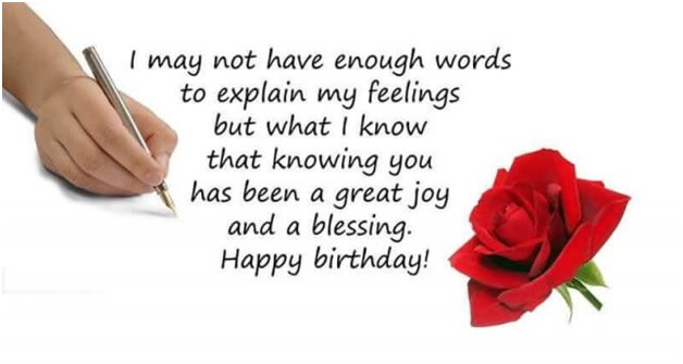 birthday message flower images for her