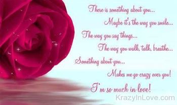 love quote with rose image