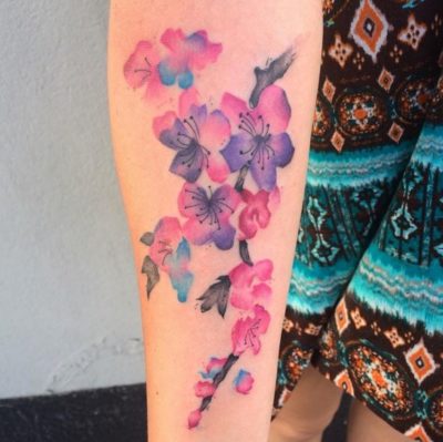 30 Delicate Forearm Flower Tattoo Designs & Ideas – EntertainmentMesh