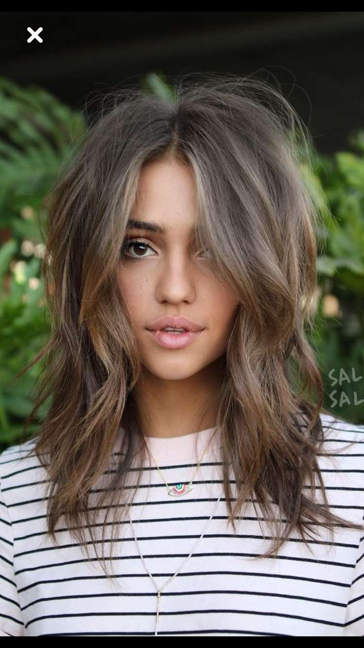 5 Long Layered Medium Length Hairstyles For Summer 2019 ... (630 x 1120 Pixel)