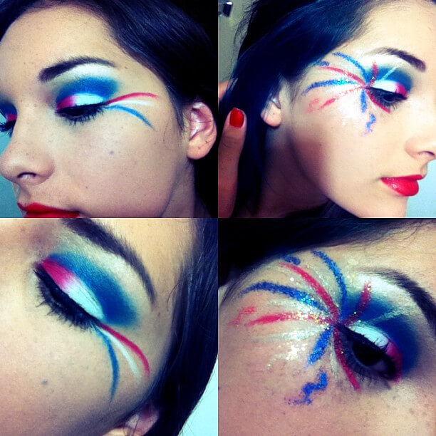 4th of july makeup