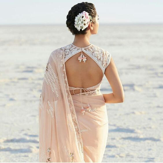 backless blouse design 2019