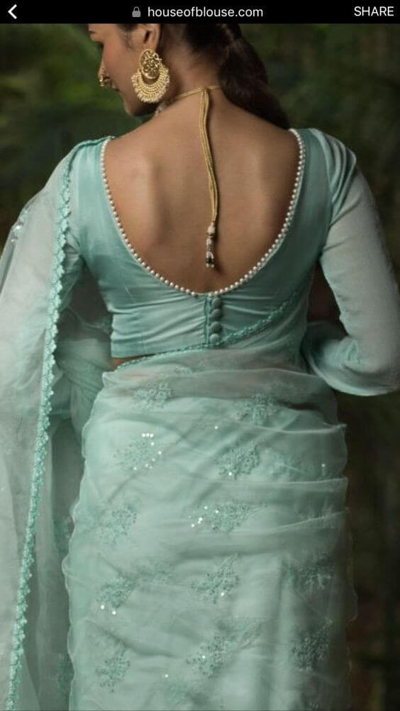 blouse back designs 2019