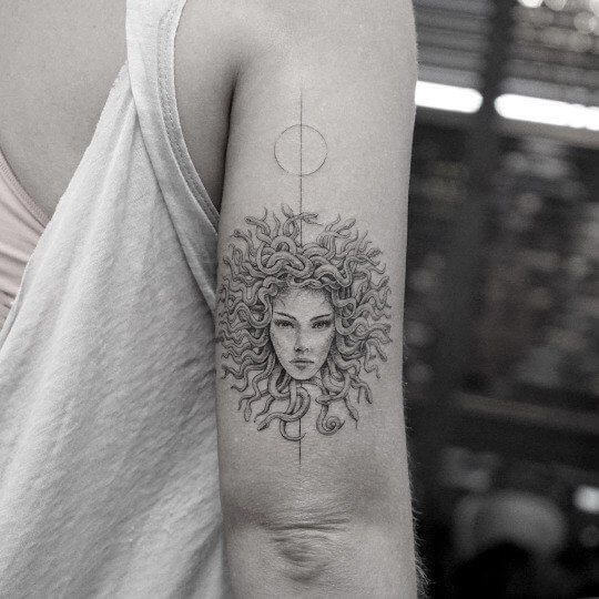 medusa head tattoo