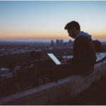 picture of guy surfing on the internet