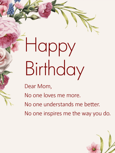 best birthday messages for mom