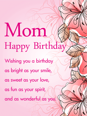 best birthday wishes for mom