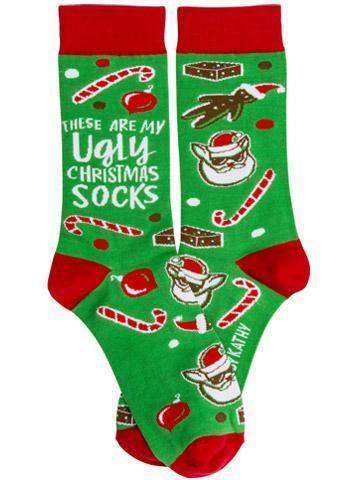 funny ugly christmas sweater stockings