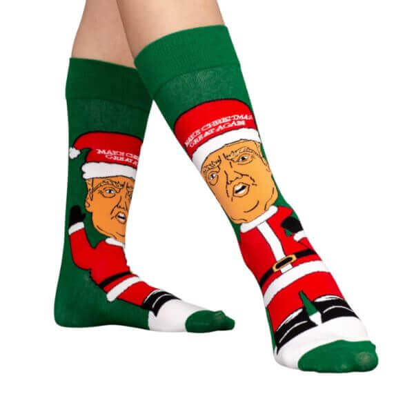 funny ugly donald trump christmas stockings