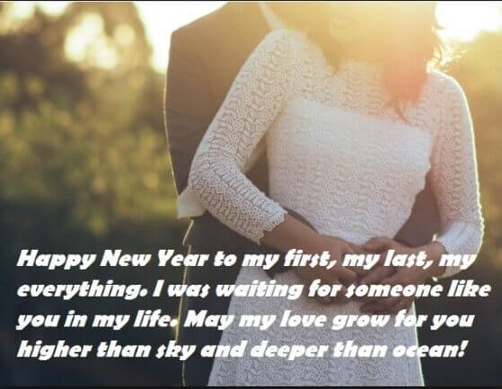 happy new year quotes to my love