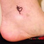 cross heart tattoo