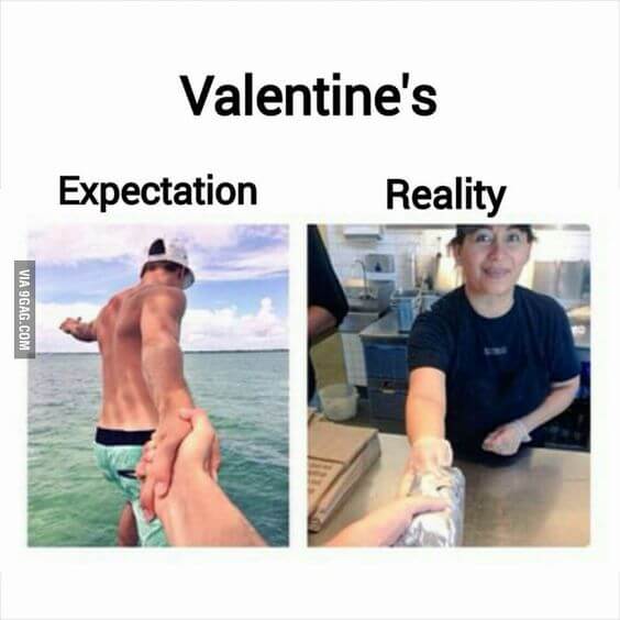 boyfriend valentines day meme for single women