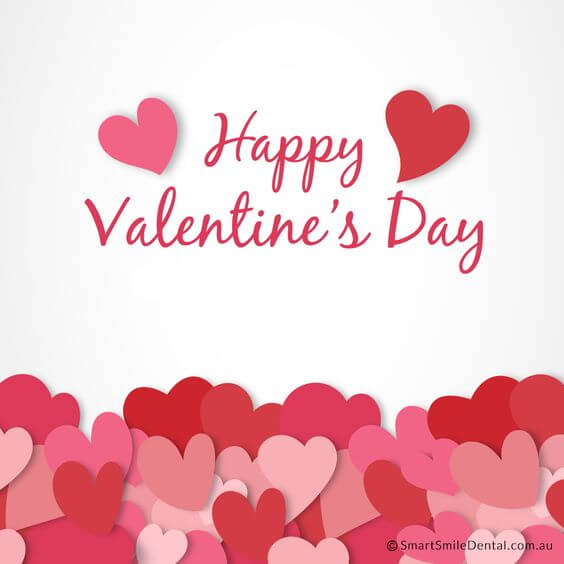 download free happy valentines day red and pink hearts image