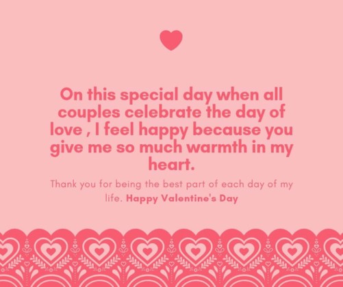 download free pink happy valentines day quote image