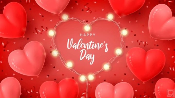 download free happy valentines day balloon hearts image
