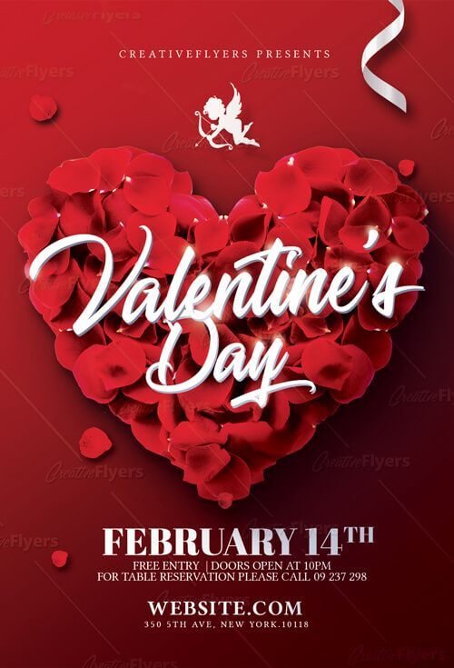 download free valentines day flyer image