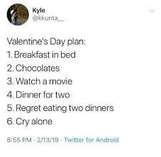 happy valentines day funny memes for single