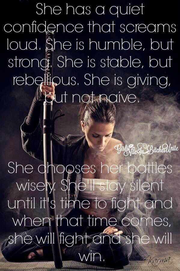 confident warrior woman quotes