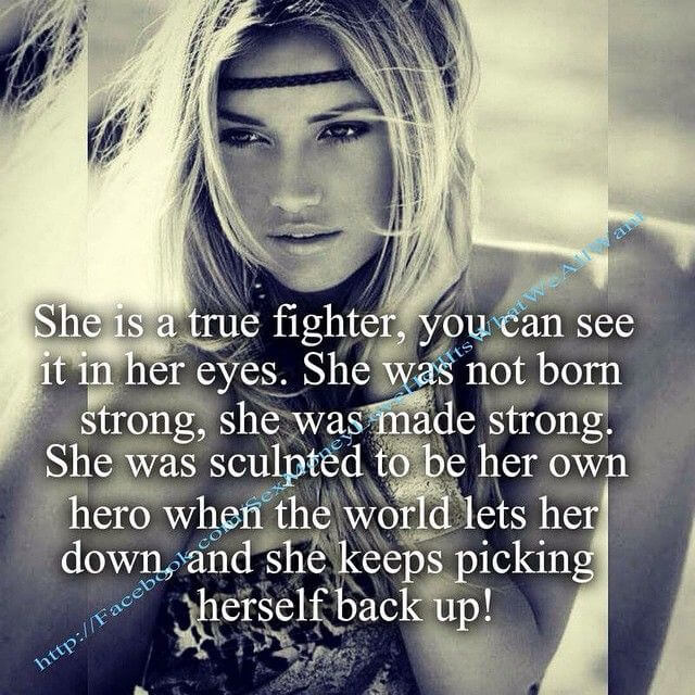 fighter warrior woman quote