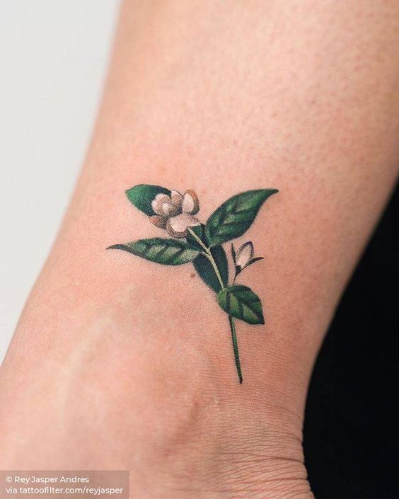 arabian sampaguita tattoo design