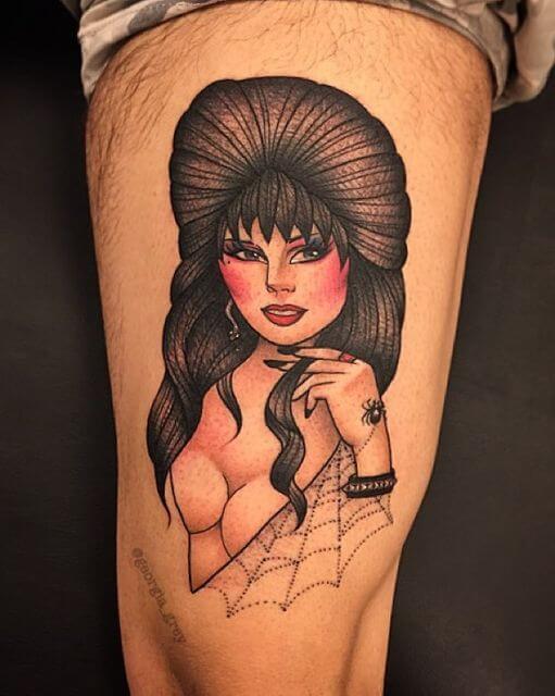 elvira mistress of the dark tattoo