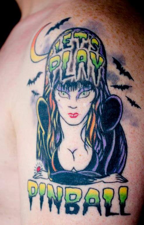 gangster elvira tattoo design
