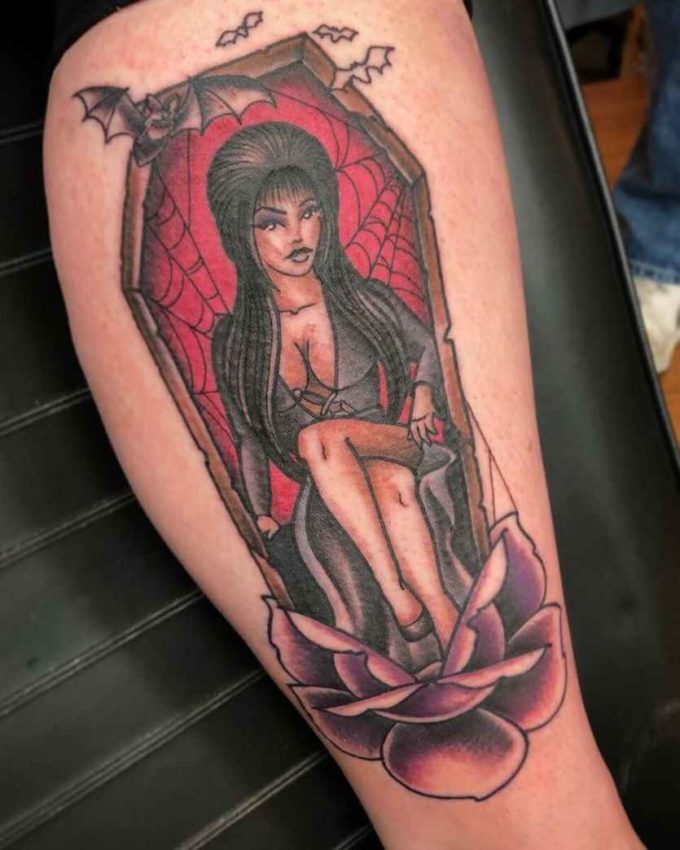 vampire elvira tattoo