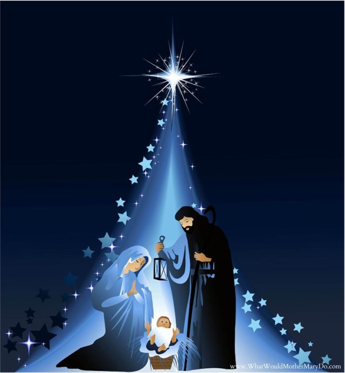 free religious merry christmas image