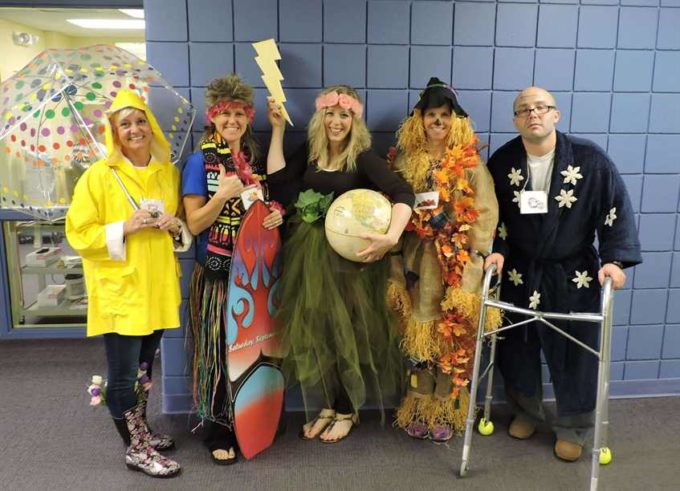 mother nature and the four seasons group halloween costumes for work