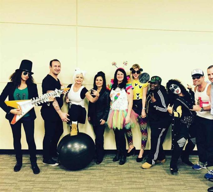 pop and rock stars group halloween costumes for work